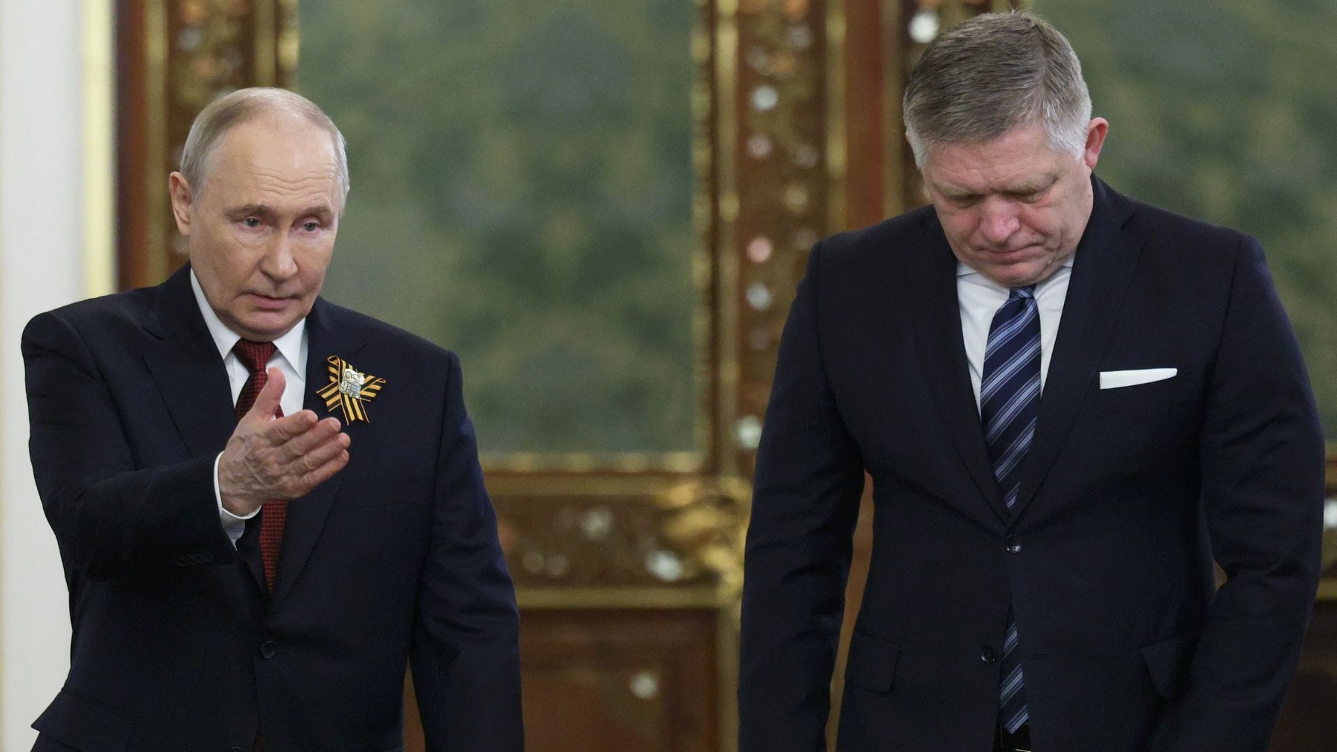 Robert Fico a Vladimir Putin