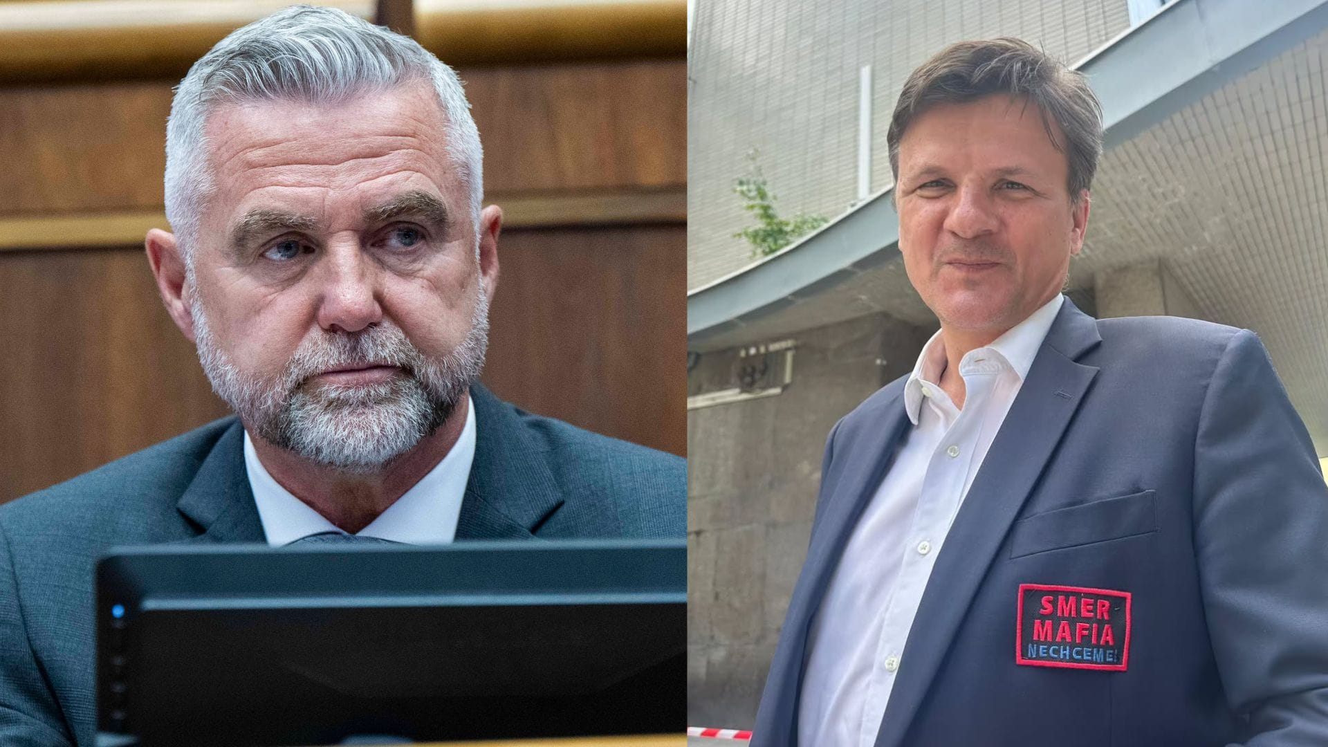 Na snímke Tibor Gašpar a Alojz Hlina.