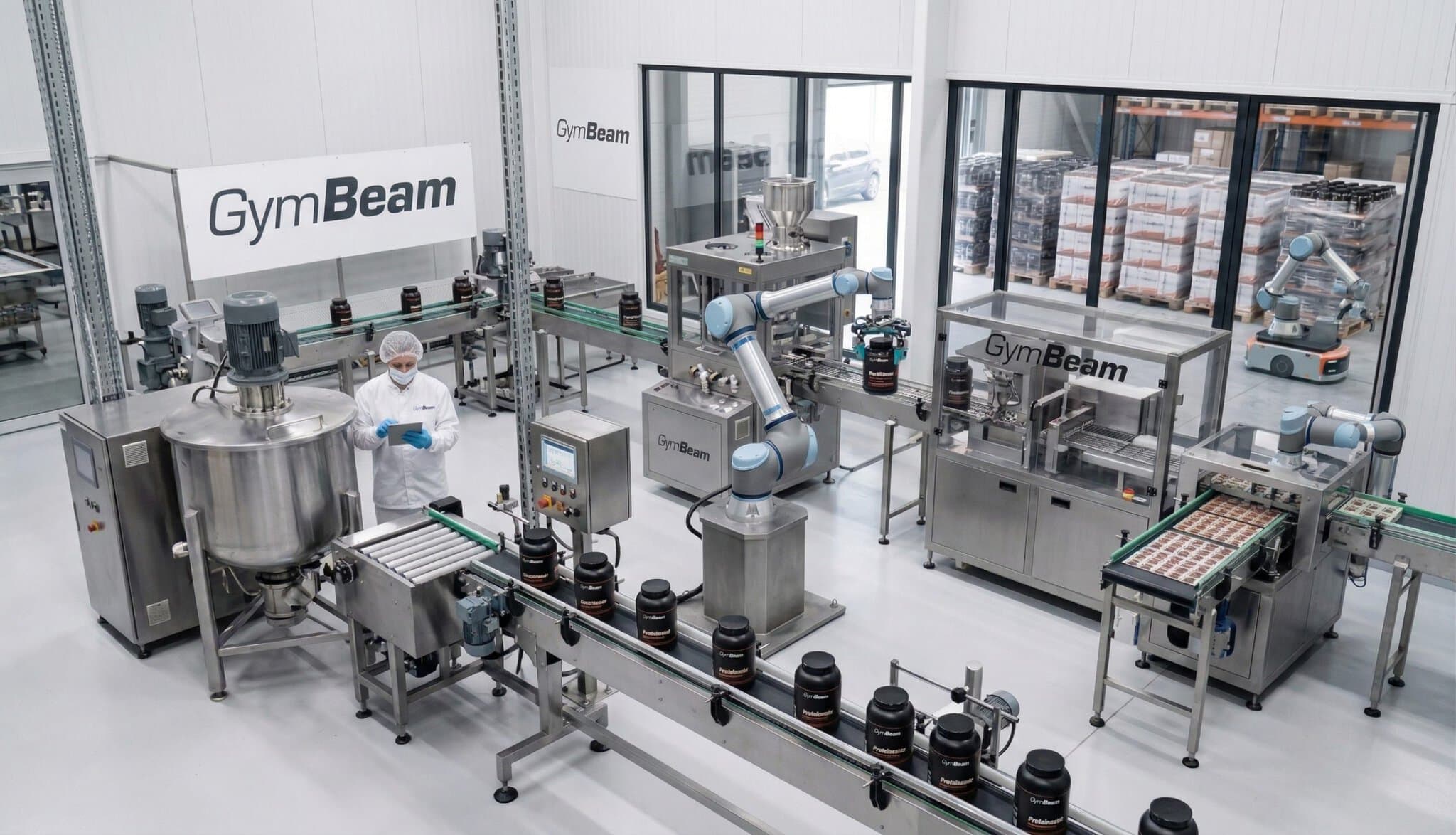 GymBeam manufacturing facility