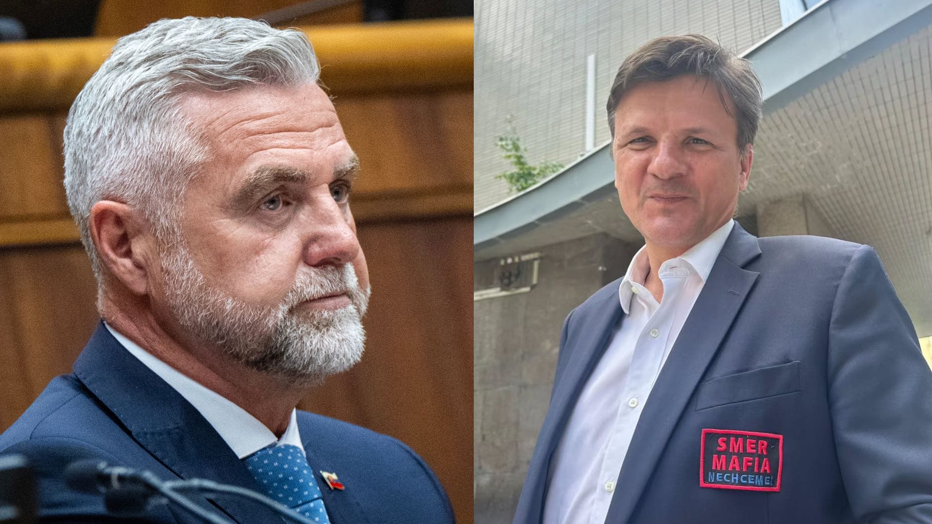 Na snímke Tibor Gašpar a Alojz Hlina