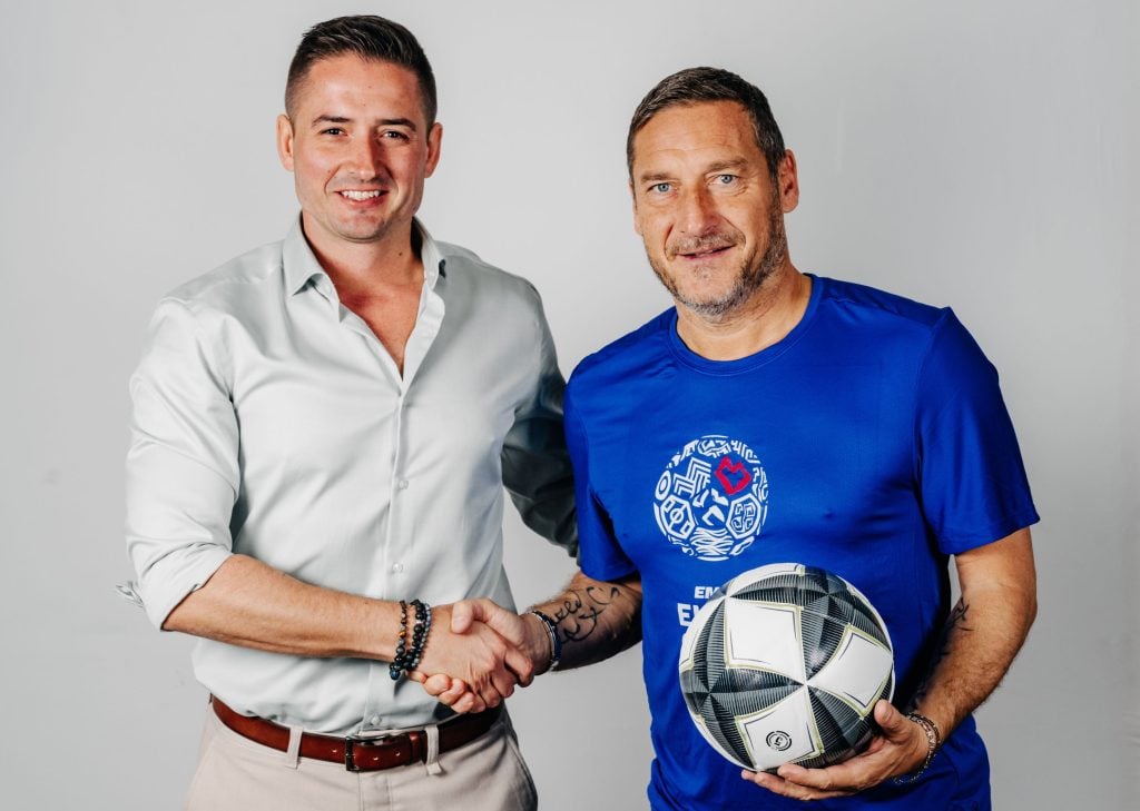 Totti a prezident SZMF Peter Králik