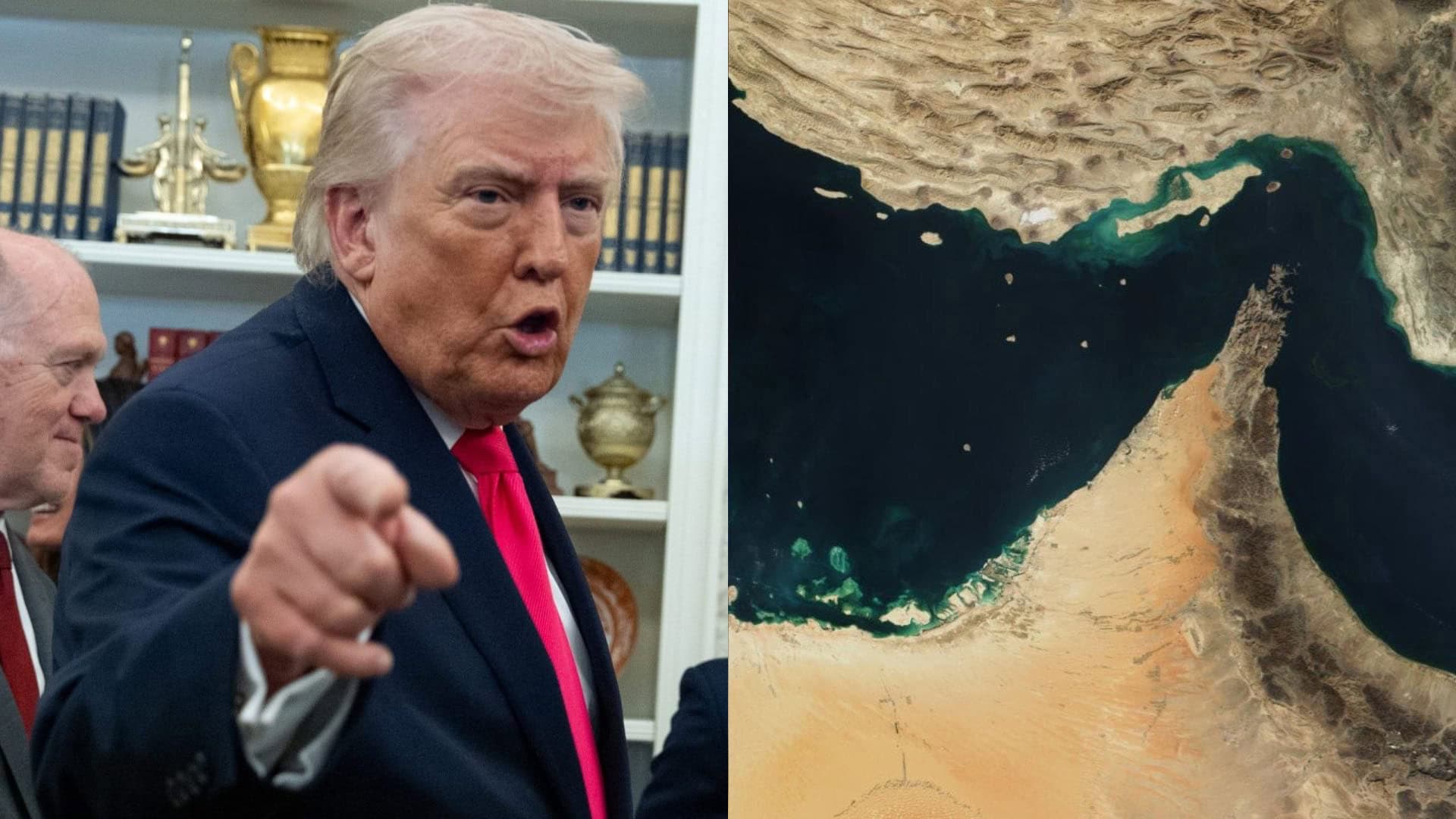 Trump, Hormuzský prieliv