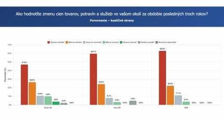 Ako Slováci vnímajú ceny (voliči koalície)