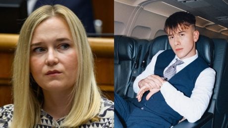 Na snímke Vladimíra Marcinková a Oskar Barami