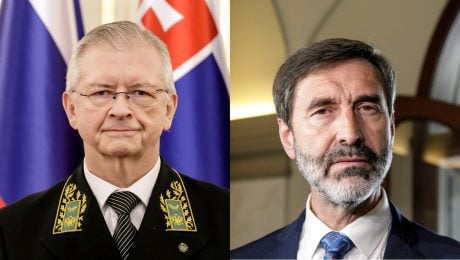Na snímke veľvyslanec Ruskej federácie na Slovensku Sergej Andrejev a minister zahraničných vecí a európskych záležitostí SR Juraj Blanár
