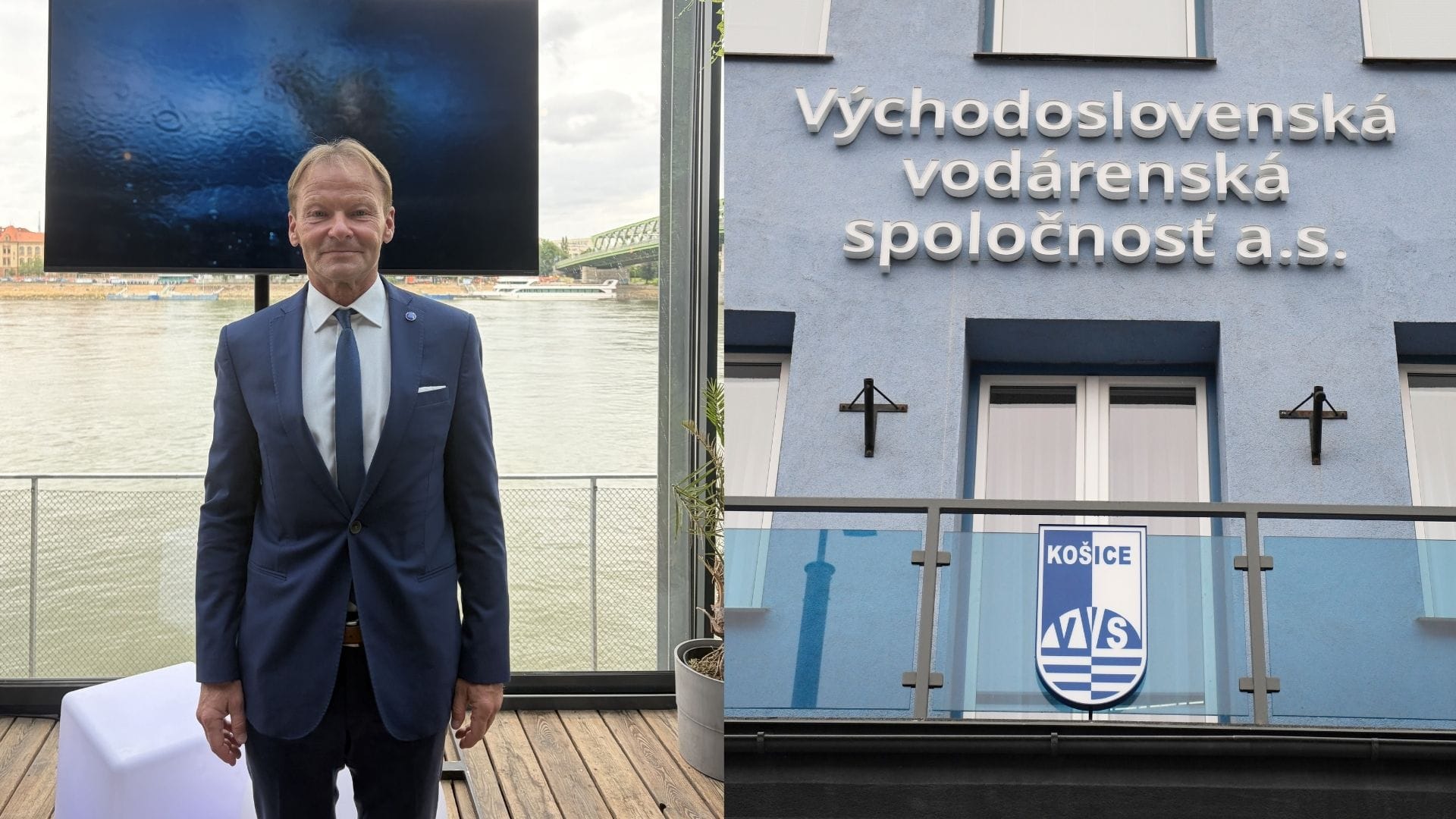 Na snímke je Vazil Hudák - východoslovenská vodárenská spoločnosť