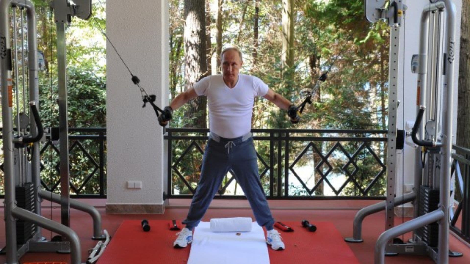 Putin cvičí