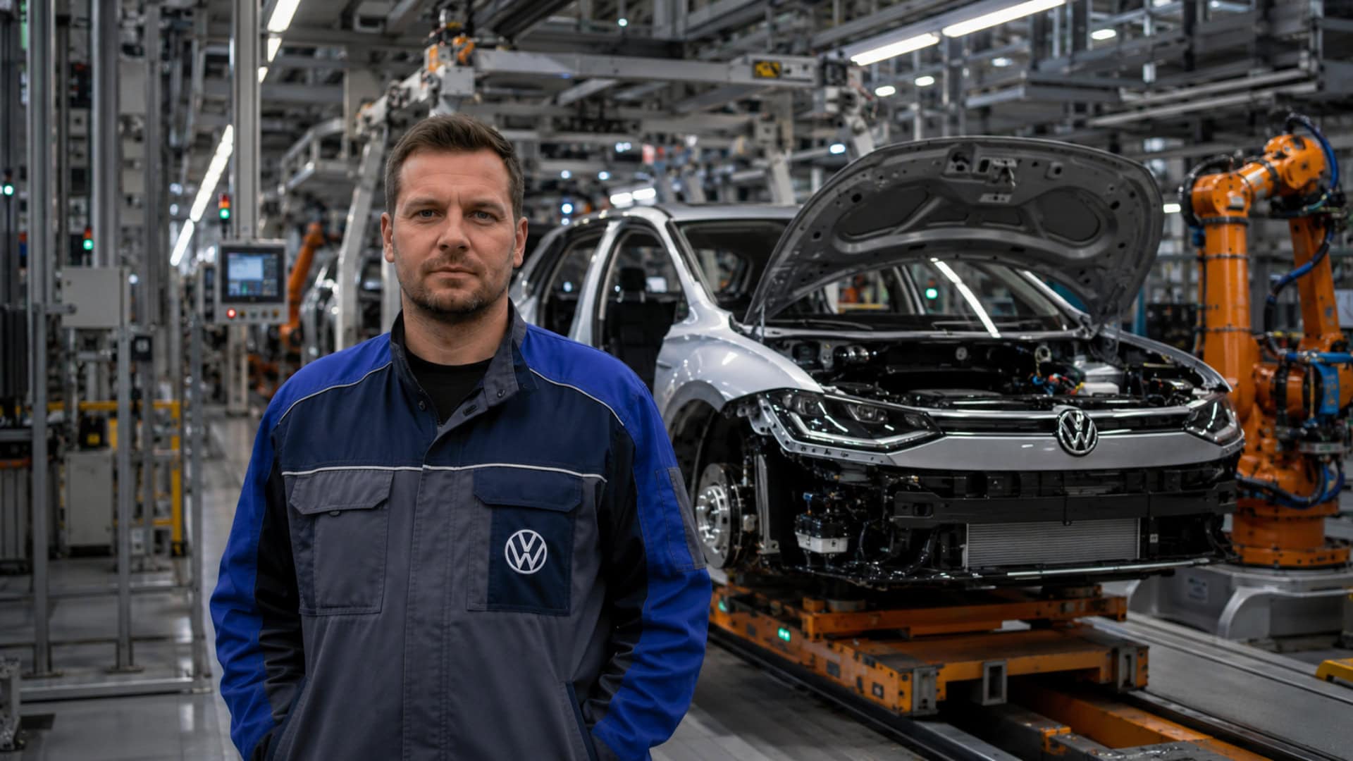 volkswagen, auto, zamestnanec
