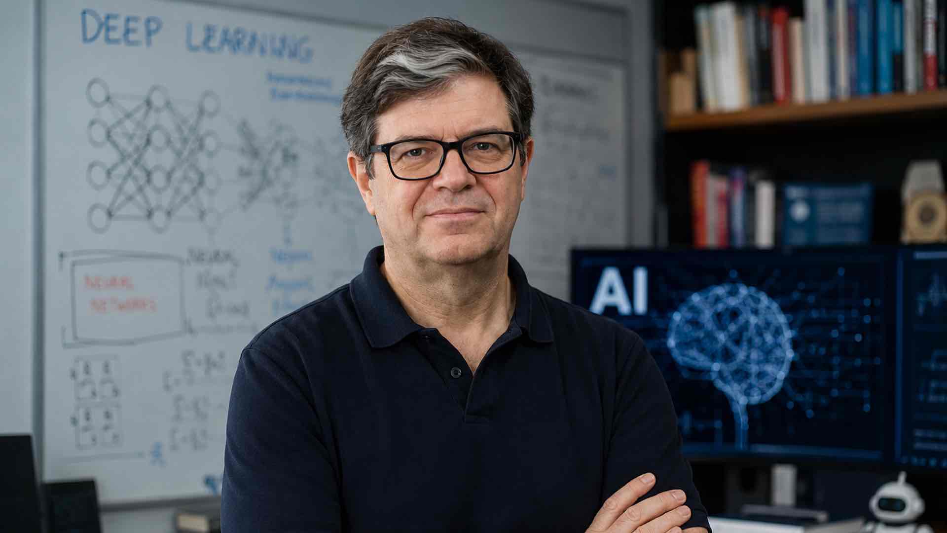 na snimke je odbornik na umelu inteligenciu Yann LeCun