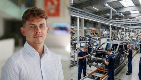 na snimke je marek malina, automobilky