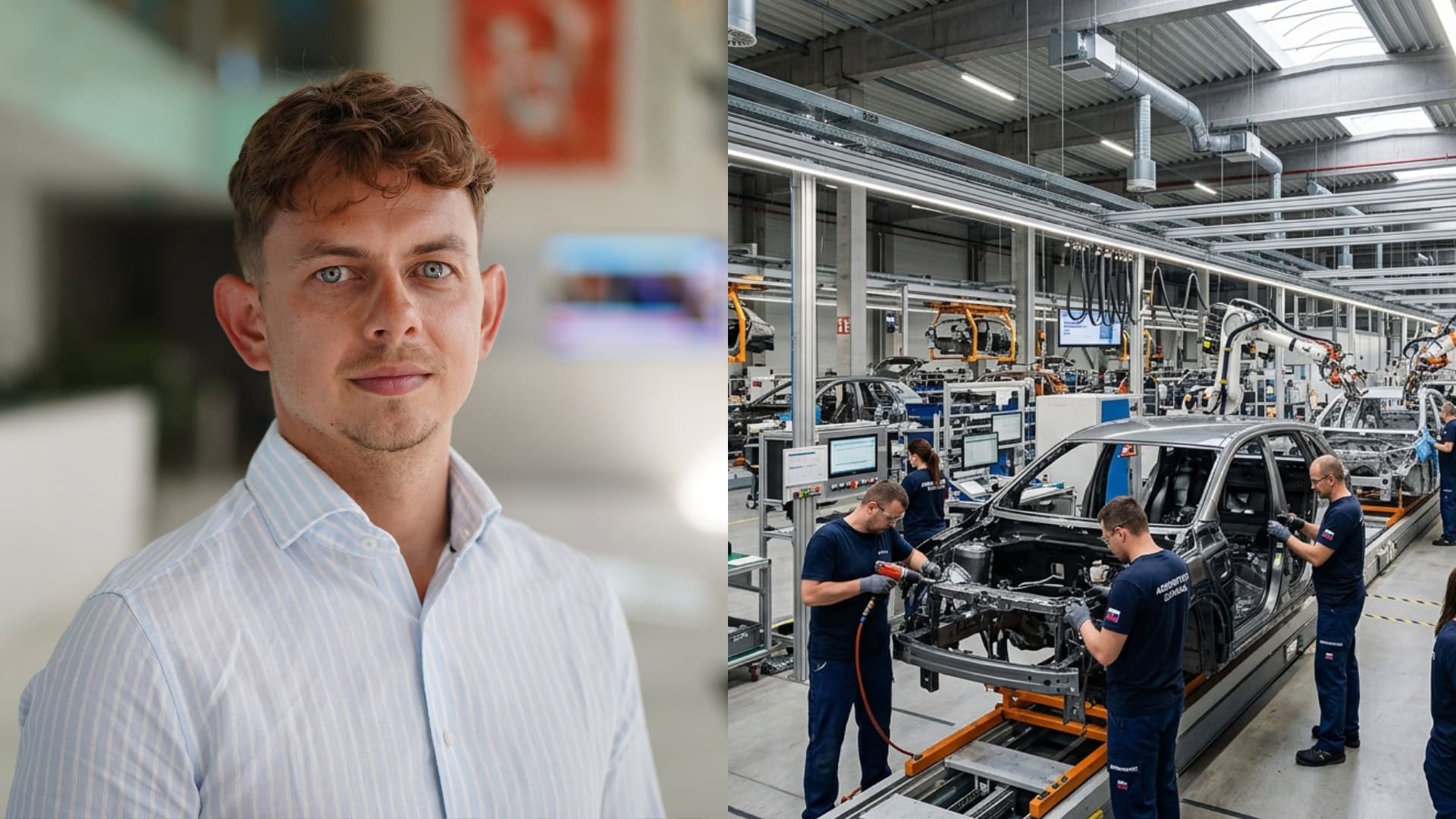 na snimke je marek malina, automobilky