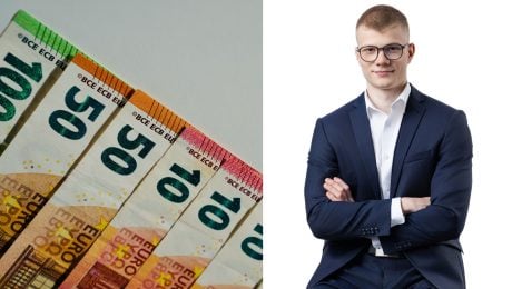 na snímke je Matej Bajzík, analytik finportál, 3. pilier