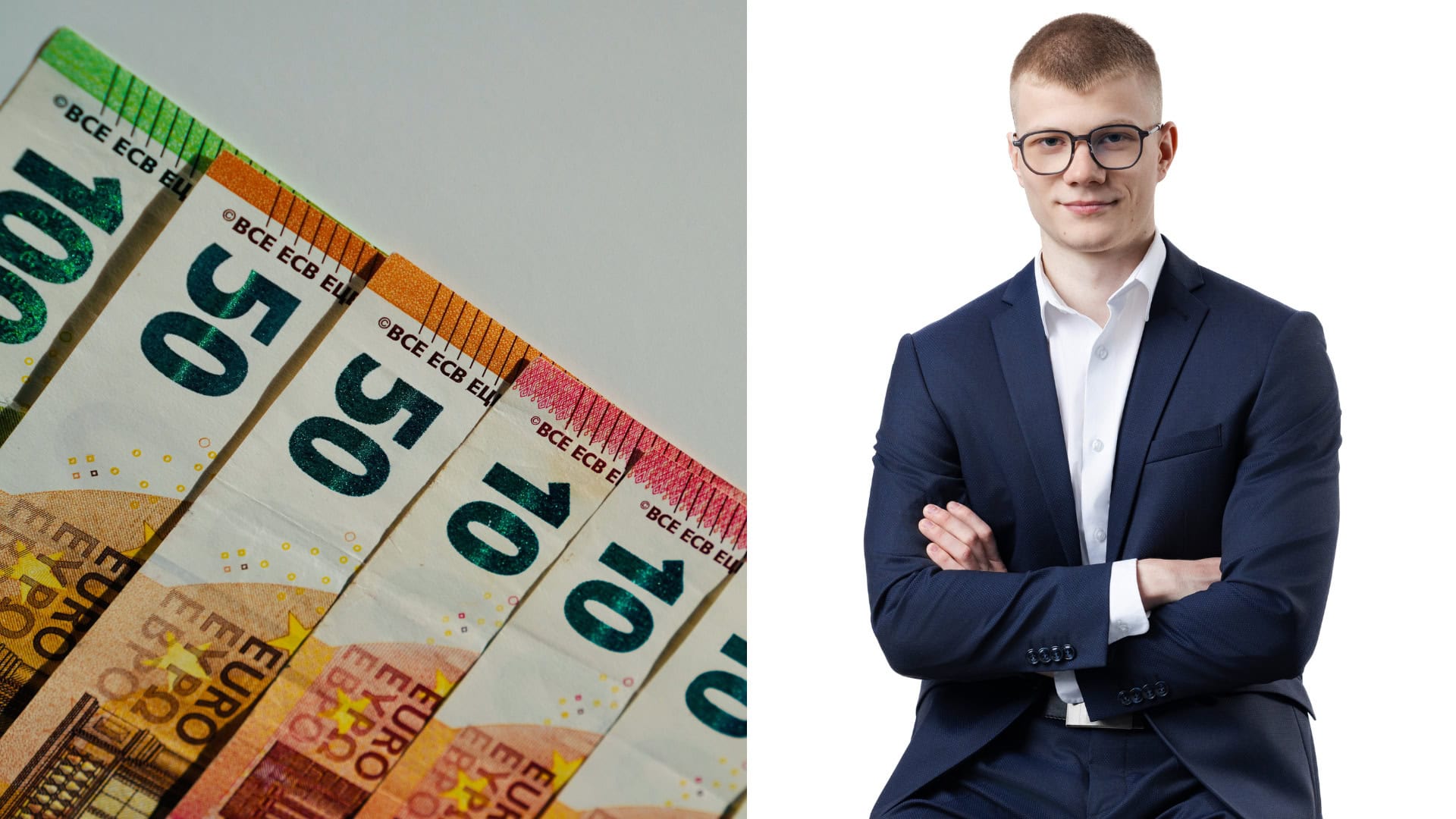na snímke je Matej Bajzík, analytik finportál, 3. pilier