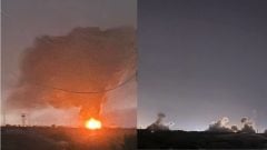 VIDEO USA zasiahli 140 vojenských cieľov, výbuchy a rakety hlási 5 krajín. Irán úplne uzavrel Hormuz