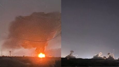 VIDEO USA zasiahli 140 vojenských cieľov, výbuchy a rakety hlási 5 krajín. Irán úplne uzavrel Hormuz