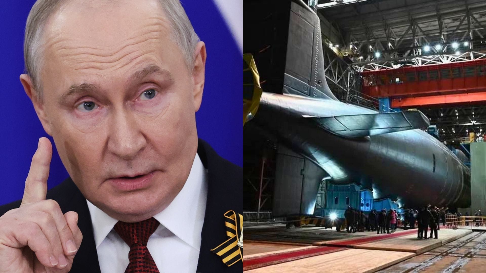Putin a ponorka Perm