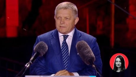 Na snímke Robert Fico