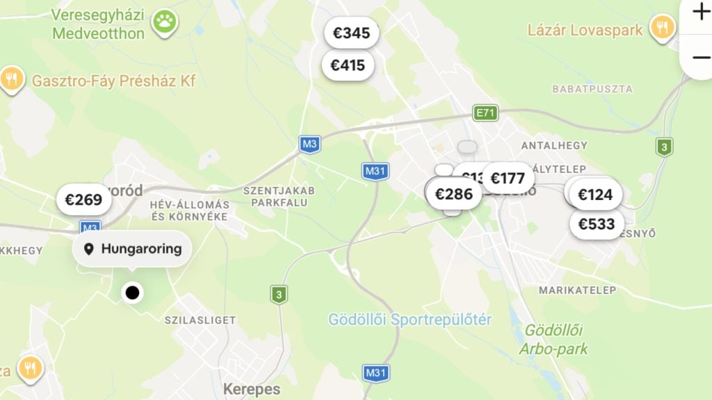 Airbnb Hungaroring