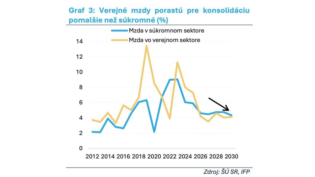 mzdy v súkromnom a verejnom sektore