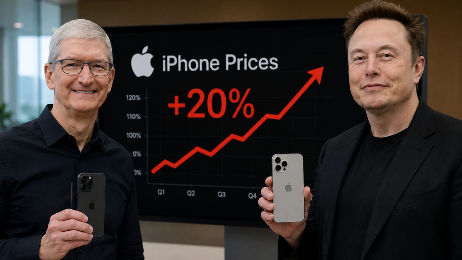 Tim Cook, Elon Musk, Apple