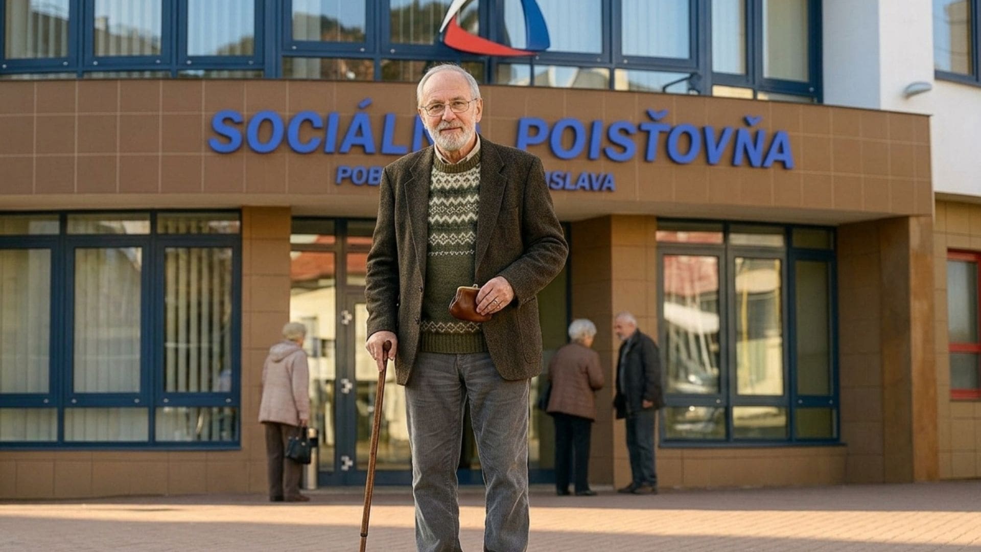 na snimke je dochodok, dochodca, socialna poistovna