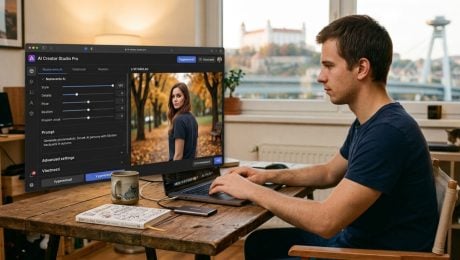 slovak, grafik pracujuci s umelou inteligenciou