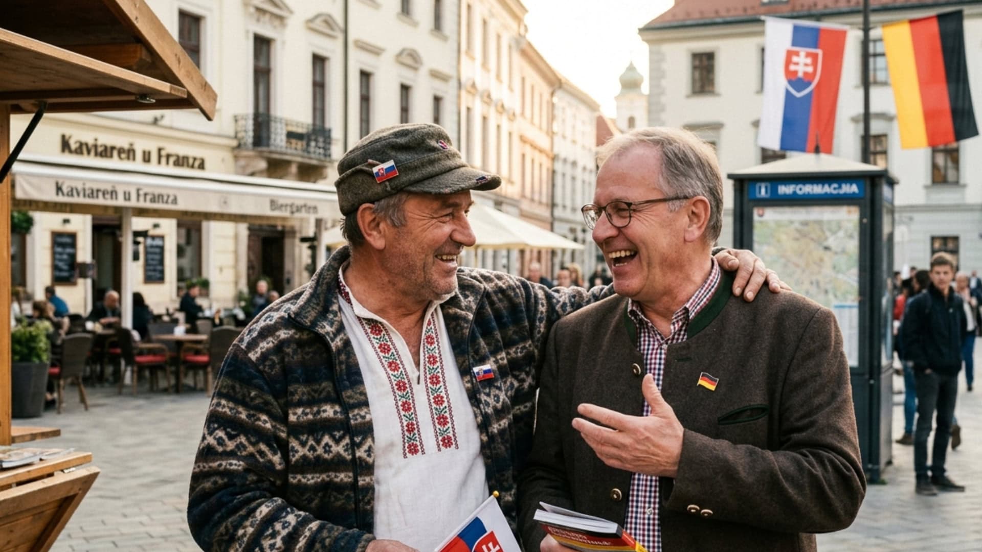na snimke nemecko a slovak