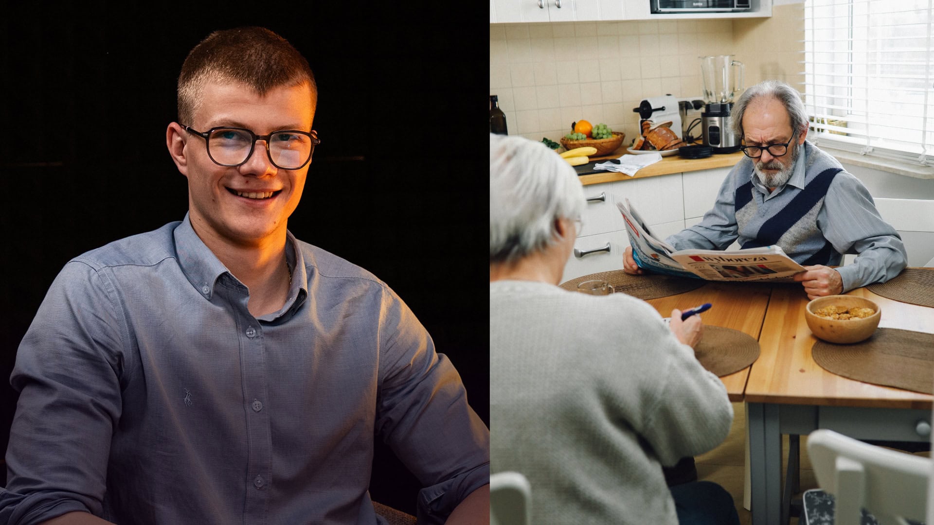 na snimke je dochodok, matej bajzik