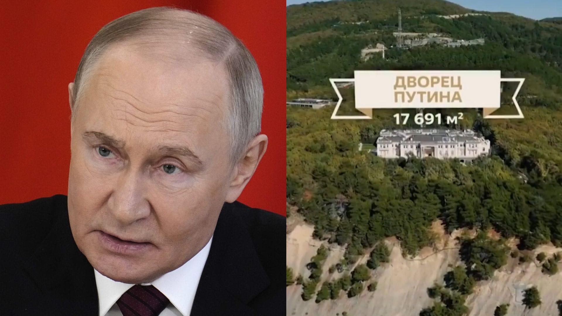 Putin a jeho palác