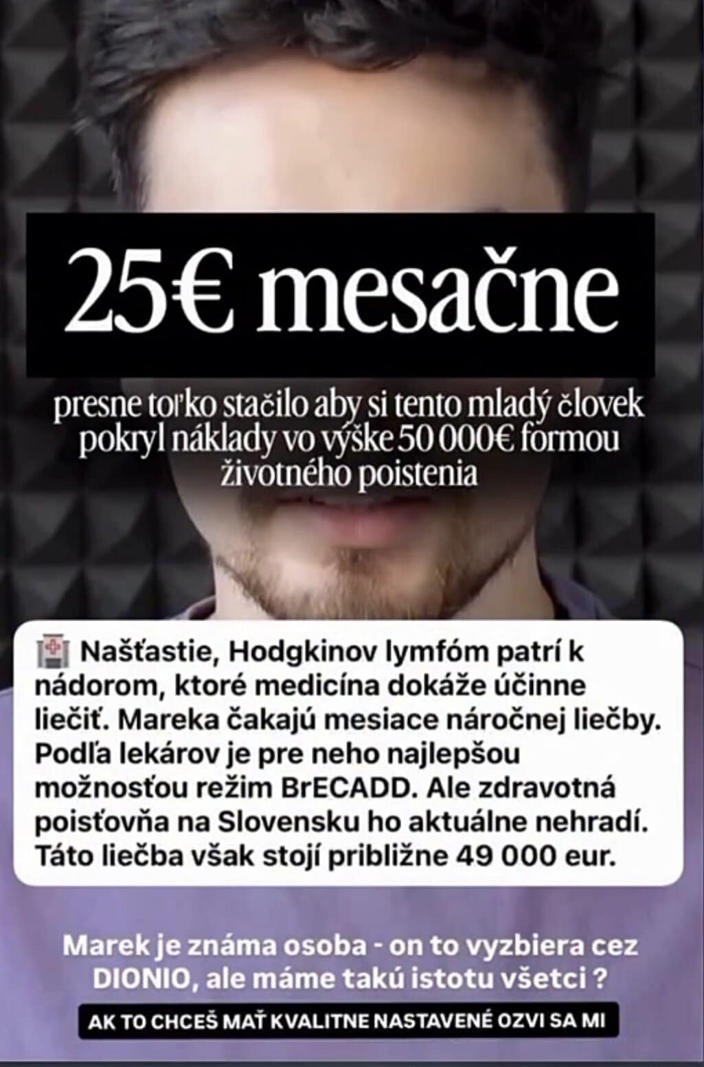 na snímke je Marek Mach, instagramový príspevok
