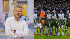 Na snímke Ľubomír Švorca a ŠK Slovan Bratislava