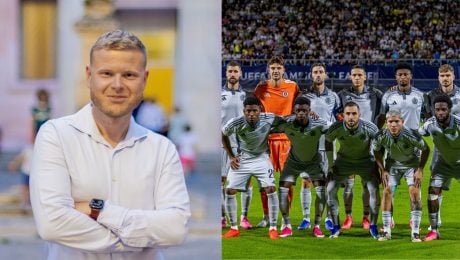 Na snímke Ľubomír Švorca a ŠK Slovan Bratislava