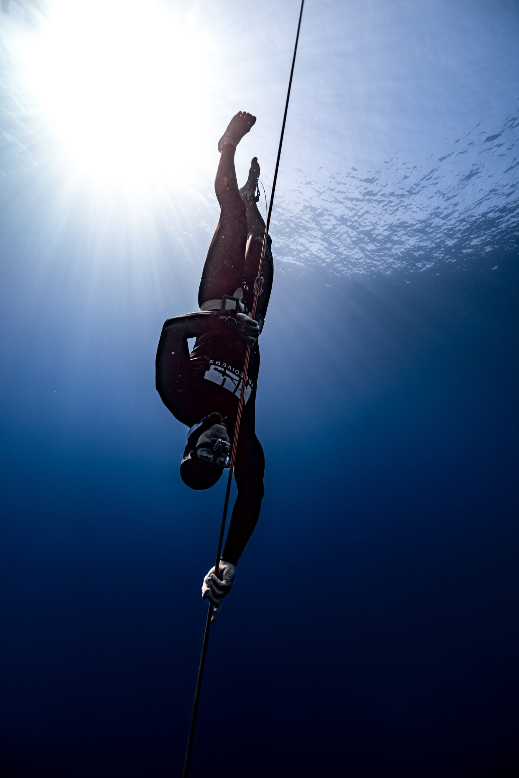 Na snímke freediver Martin Ruman