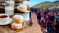 V Dolomitoch vypuklo šialenstvo. Stovky turistov stoja v rade na virálny dezert