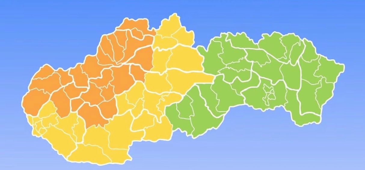 predpoved pocasia: najsilnejšie búrky očakávame na severozápade