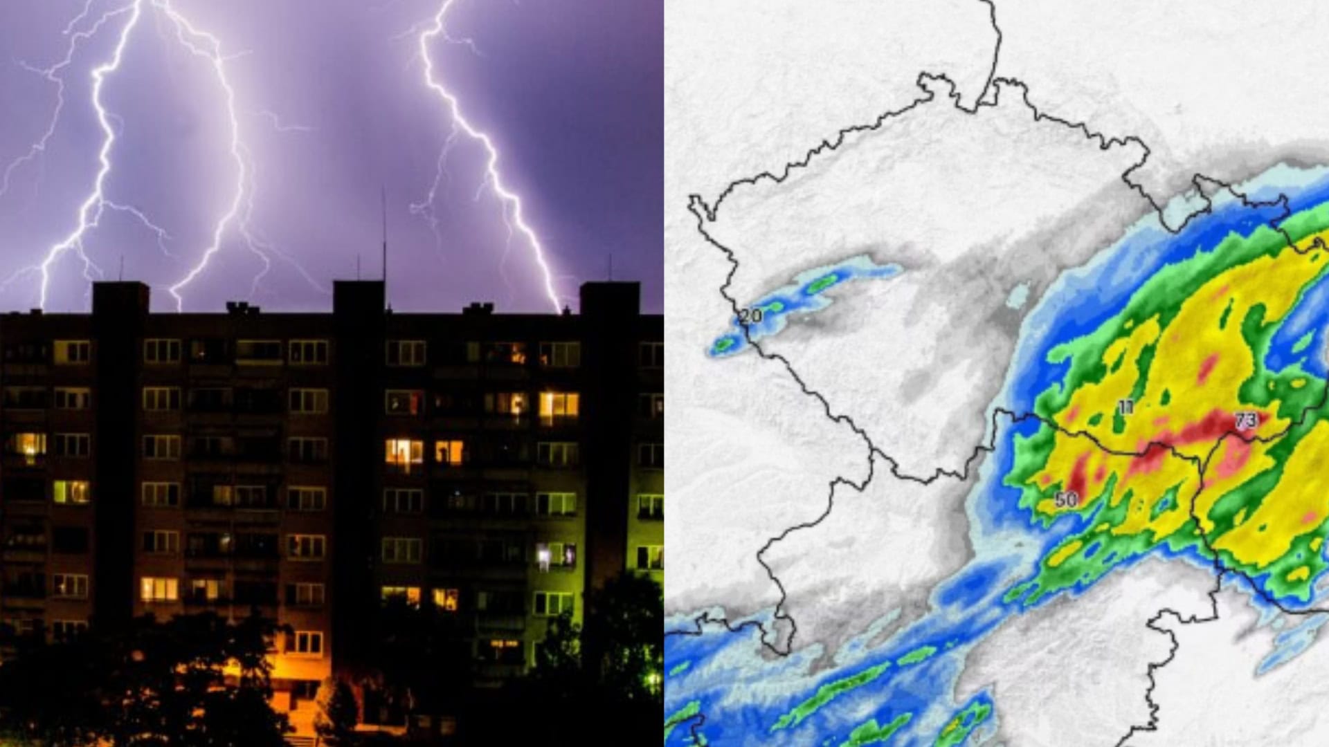 Slovensko čakajú silné búrky