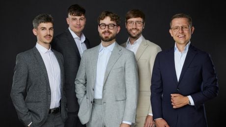 Zakladatelia Sudolabs, zľava Pavol Madár (CTO), Jozef Maruščák (CSO), Jozef Petro (CEO), Ján Koscela