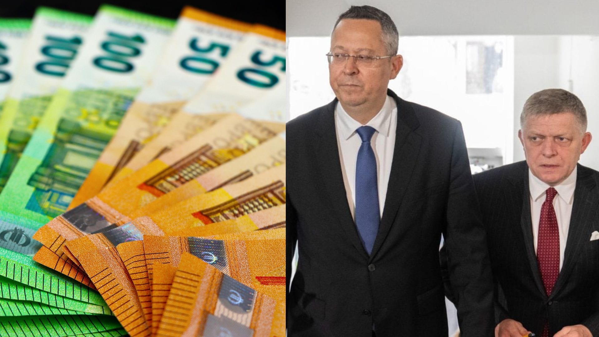 na snimke je daň, peniaze, kamenický, fico