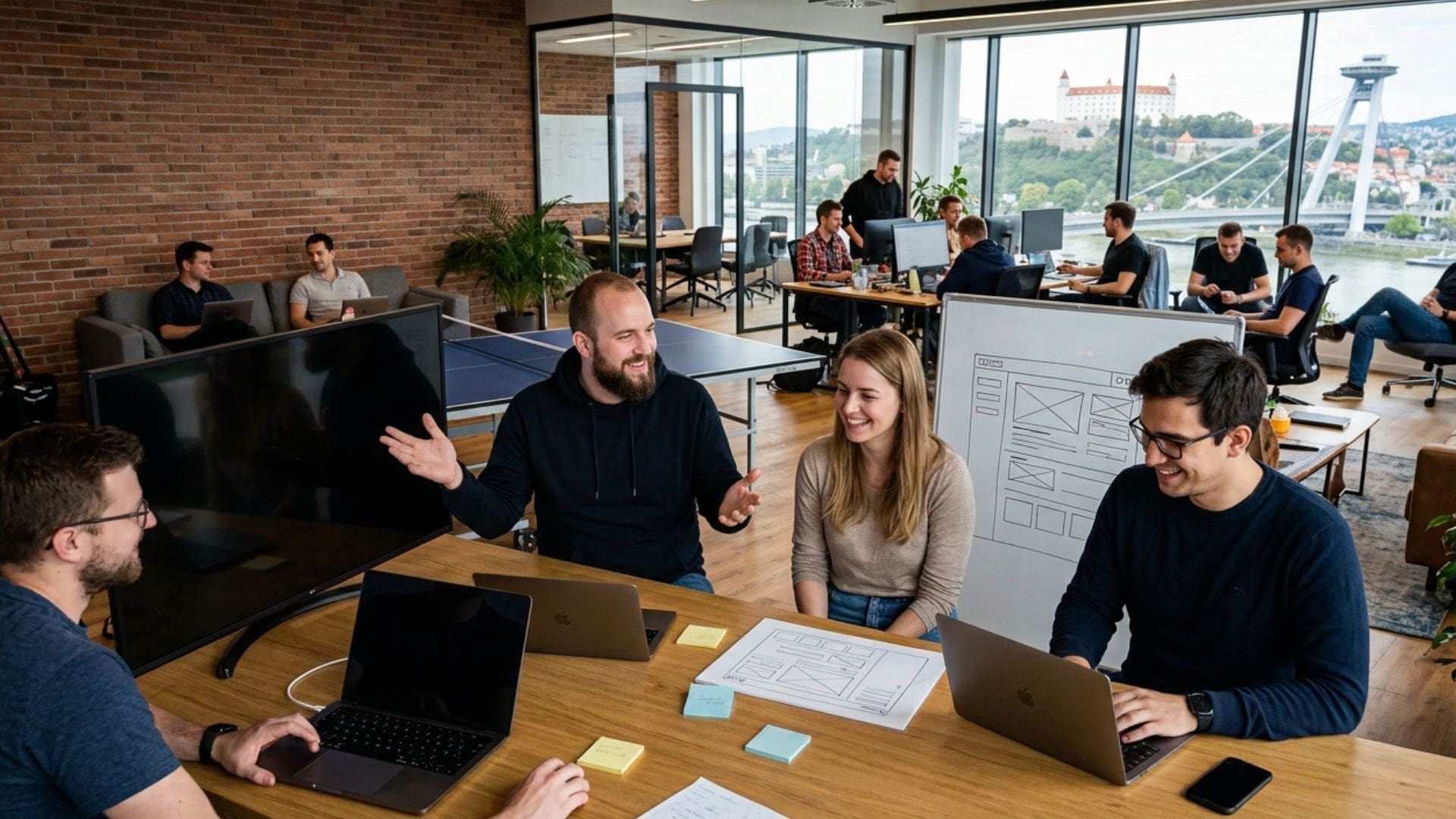 na snimke je startup
