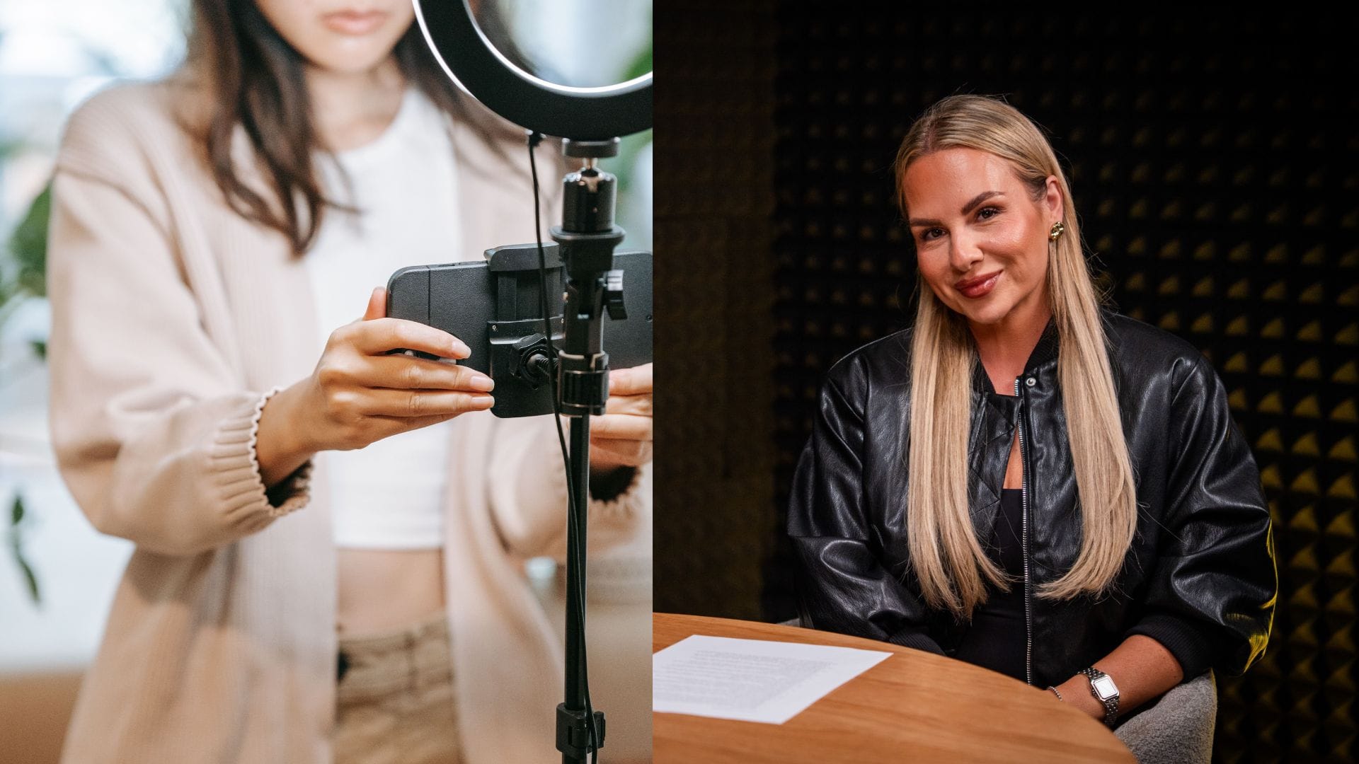 na snimke je manazerka, influencer, mobil, Nicole Mikuš