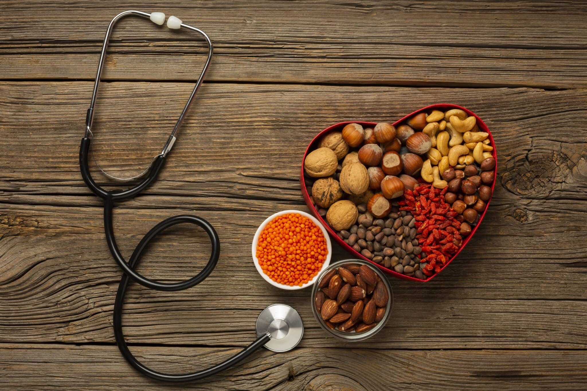Srdce s orieškami (cholesterol)