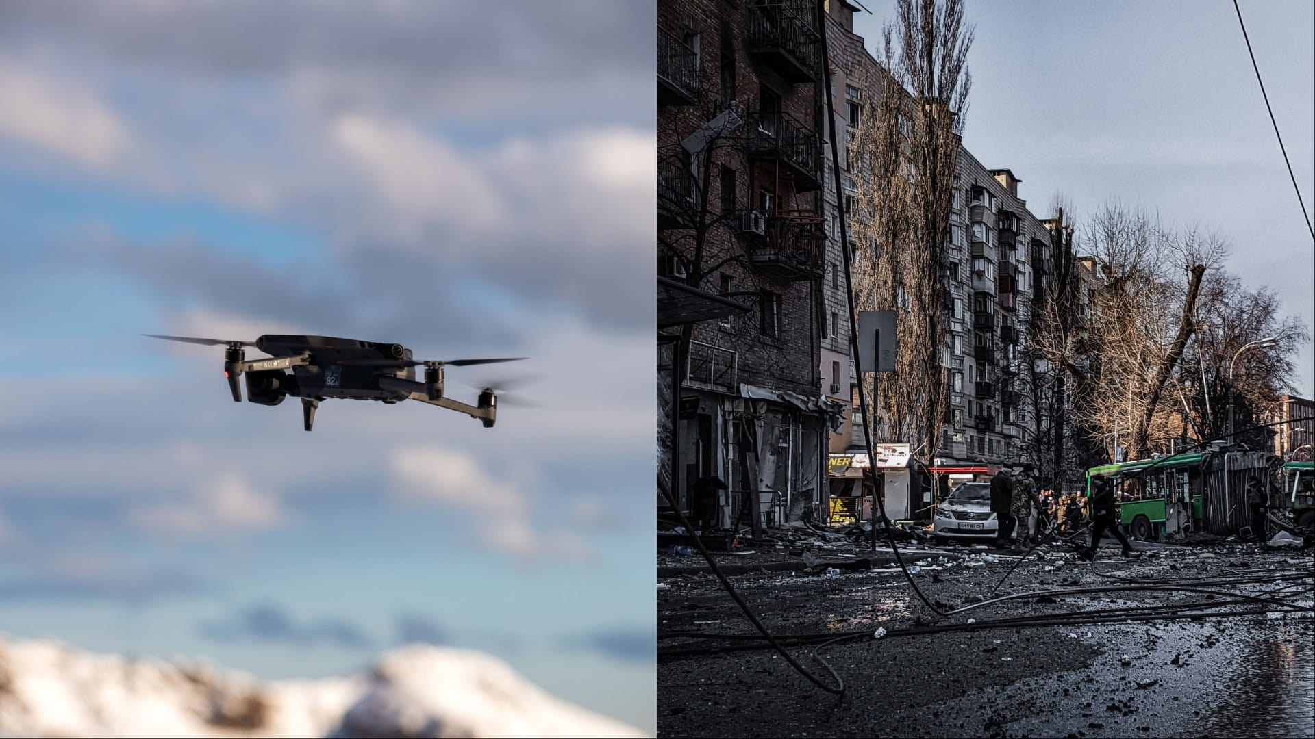 dron, Kyjev