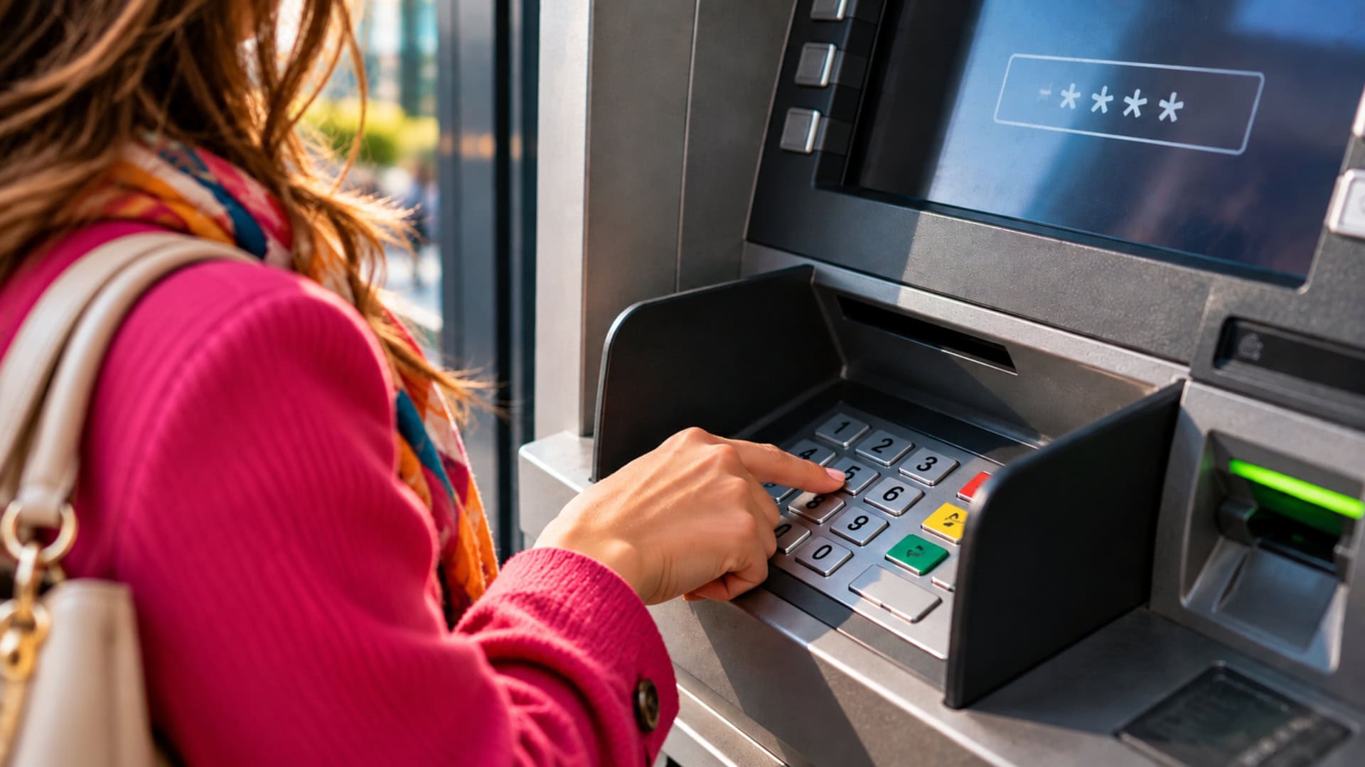 bankomat, pin kod