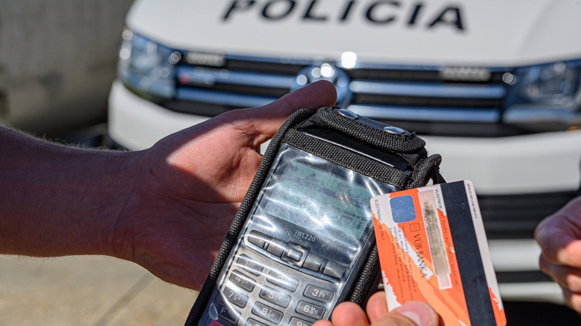 SR polícia platobné terminály MV BAX