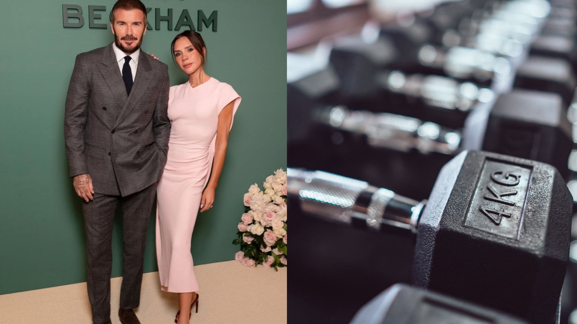 fitness Viktoria Beckham a David Beckham