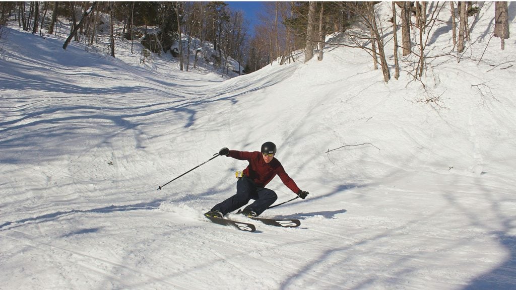 skiing