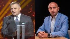 Na snímke Robert Fico a Radoslav Štefančík.