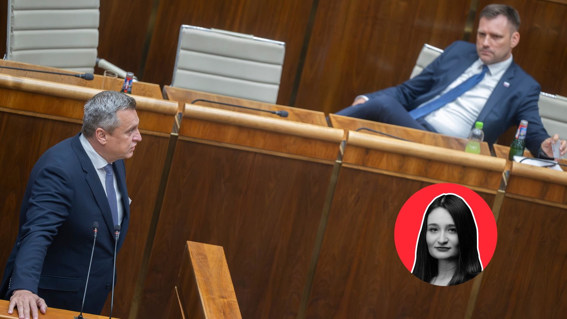 Na snímke Andrej Danko a Tomáš Taraba