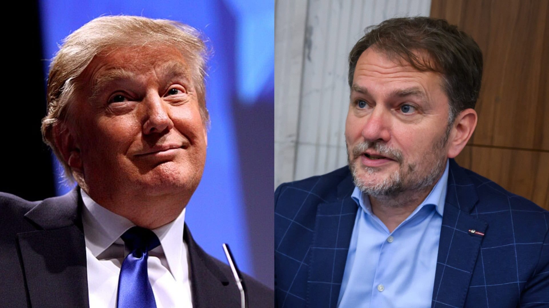 Trump a Matovič v jednom šíku
