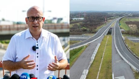 Na snímke Jozef Ráž a začiatok projektu tunela Karpaty